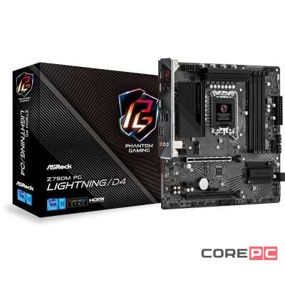 Материнская плата ASRock Z790M PG LIGHTNING/D4