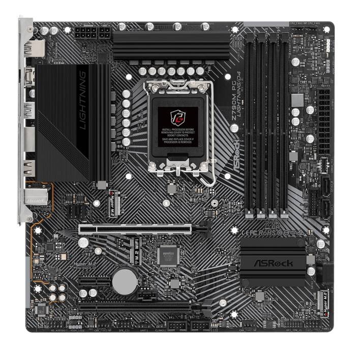 Материнская плата ASRock Z790M PG LIGHTNING/D4