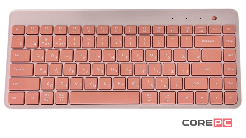 Клавиатура Xiaomi Mi Portable Dual Mode Keyboard (XMBXJP01YM) розовая