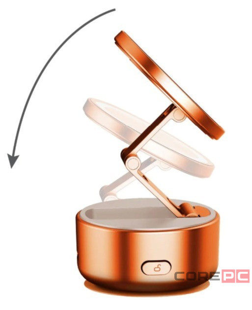 Подставка для смартфона Momax 1-Snap Go Auto Suction Magnetic Phone Stand KH20M оранжевая