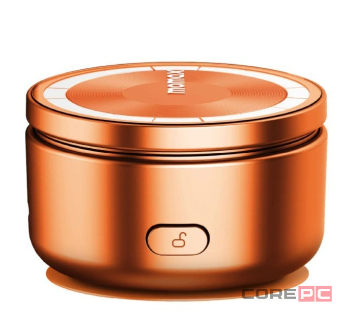 Подставка для смартфона Momax 1-Snap Go Auto Suction Magnetic Phone Stand KH20M оранжевая