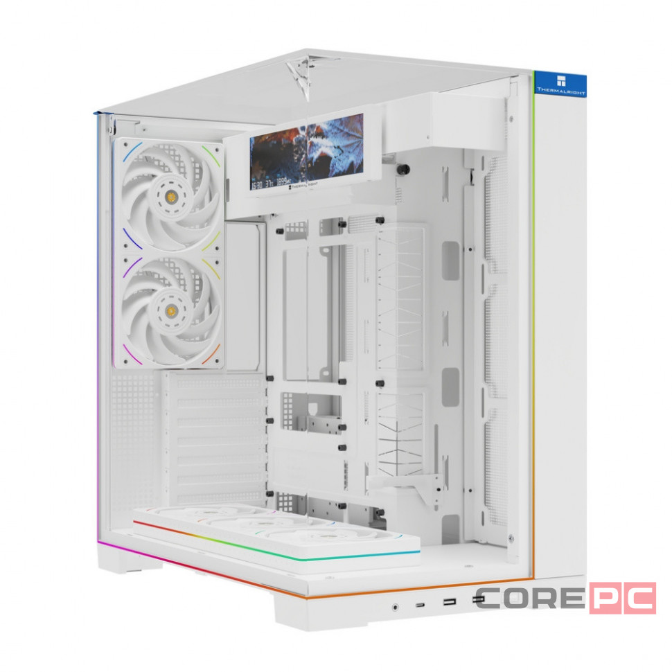 Компьютерный корпус Thermalright TR-A70 Vision FanUB TG White (TRA70VFUBW)