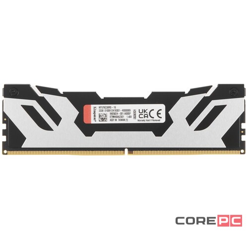 Оперативная память 16 Gb 7600 MHz Kingston FURY Renegade XMP Silver/Black (KF576C38RS-16)