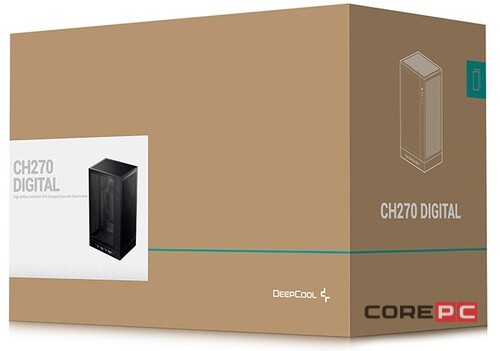 Компьютерный корпус Deepcool CH270 DIGITAL Black