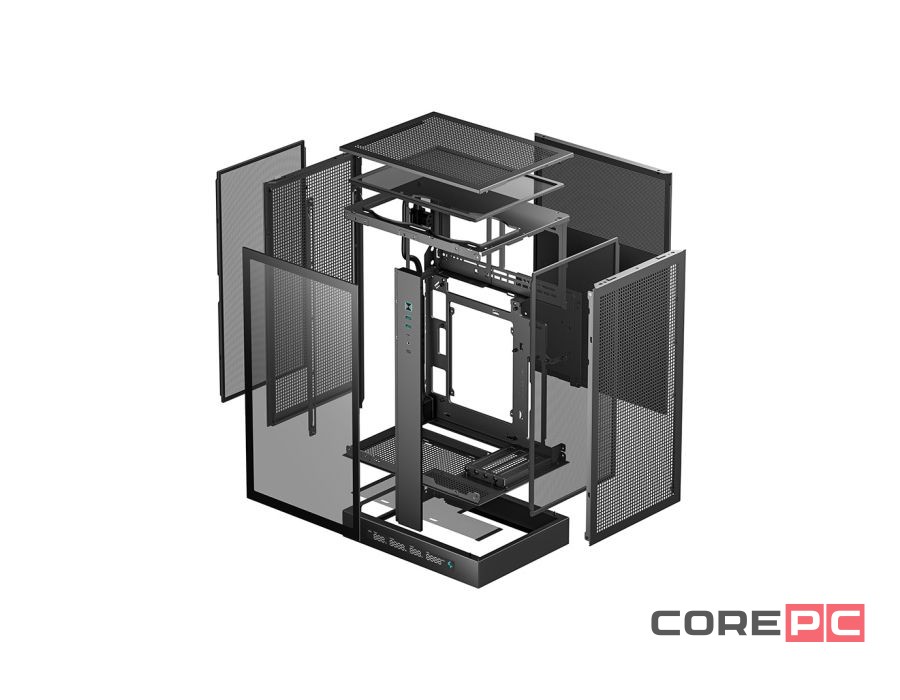 Компьютерный корпус Deepcool CH270 DIGITAL Black