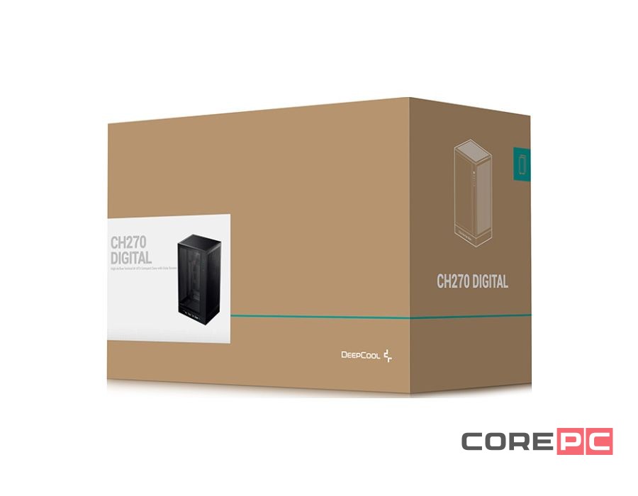 Компьютерный корпус Deepcool CH270 DIGITAL Black