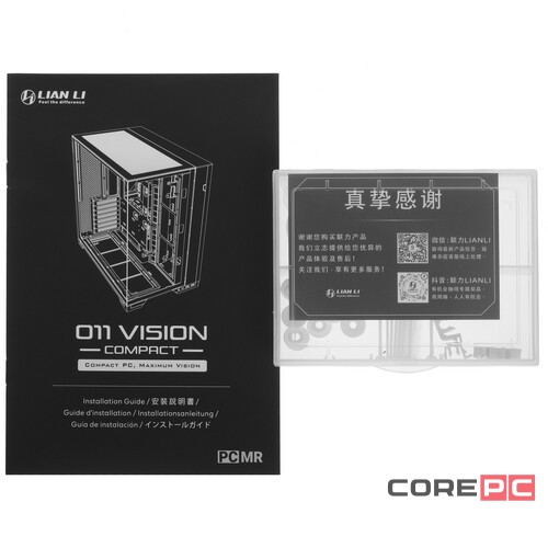 Компьютерный корпус Lian Li O11 Vision Compact TG White (G99.O11VPW.R0)