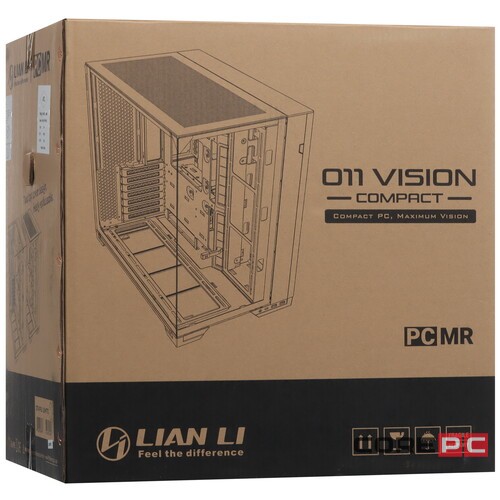 Компьютерный корпус Lian Li O11 Vision Compact TG White (G99.O11VPW.R0)