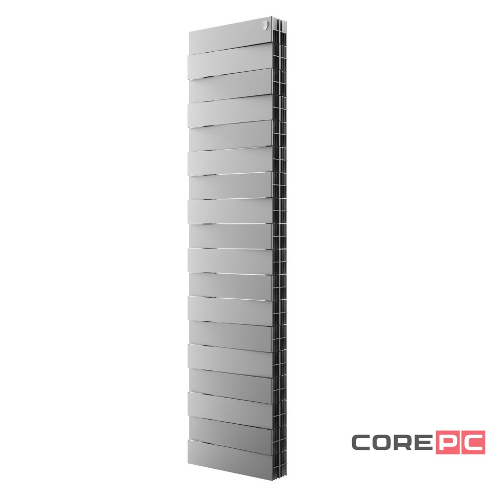 Радиатор Royal Thermo PianoForte Tower 300 /Silver Satin - 18 секц.