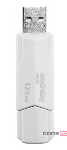3.1 USB флеш накопитель Smartbuy 128GB CLUE White (SB128GBCLU-W3)