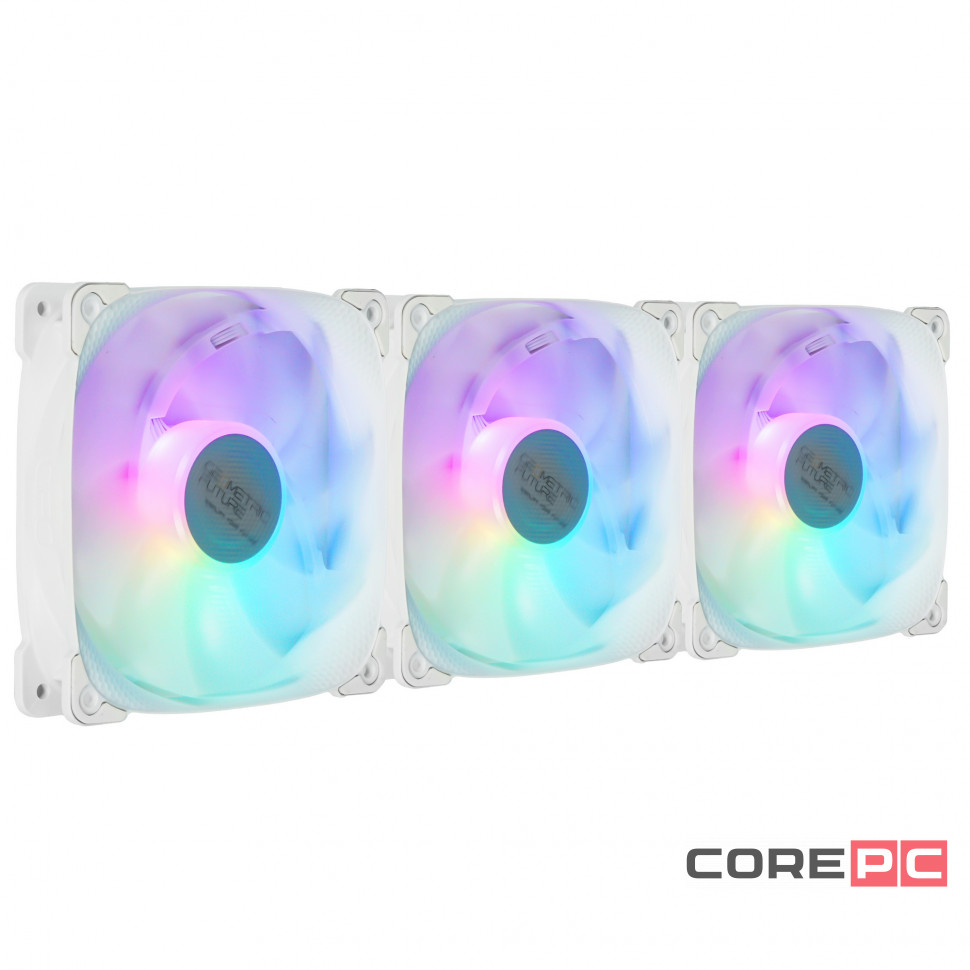 Комплект вентиляторов для корпуса Geometric Future Squama 2501W 5V ARGB White (1F2501W312001) (GF_SQM-2501W-TP)