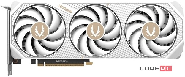 Видеокарта Zotac (ZT-B50700FQ-10P) GeForce RTX 5070 12GB AMP WHITE ED