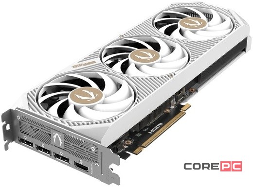 Видеокарта Zotac (ZT-B50700FQ-10P) GeForce RTX 5070 12GB AMP WHITE ED