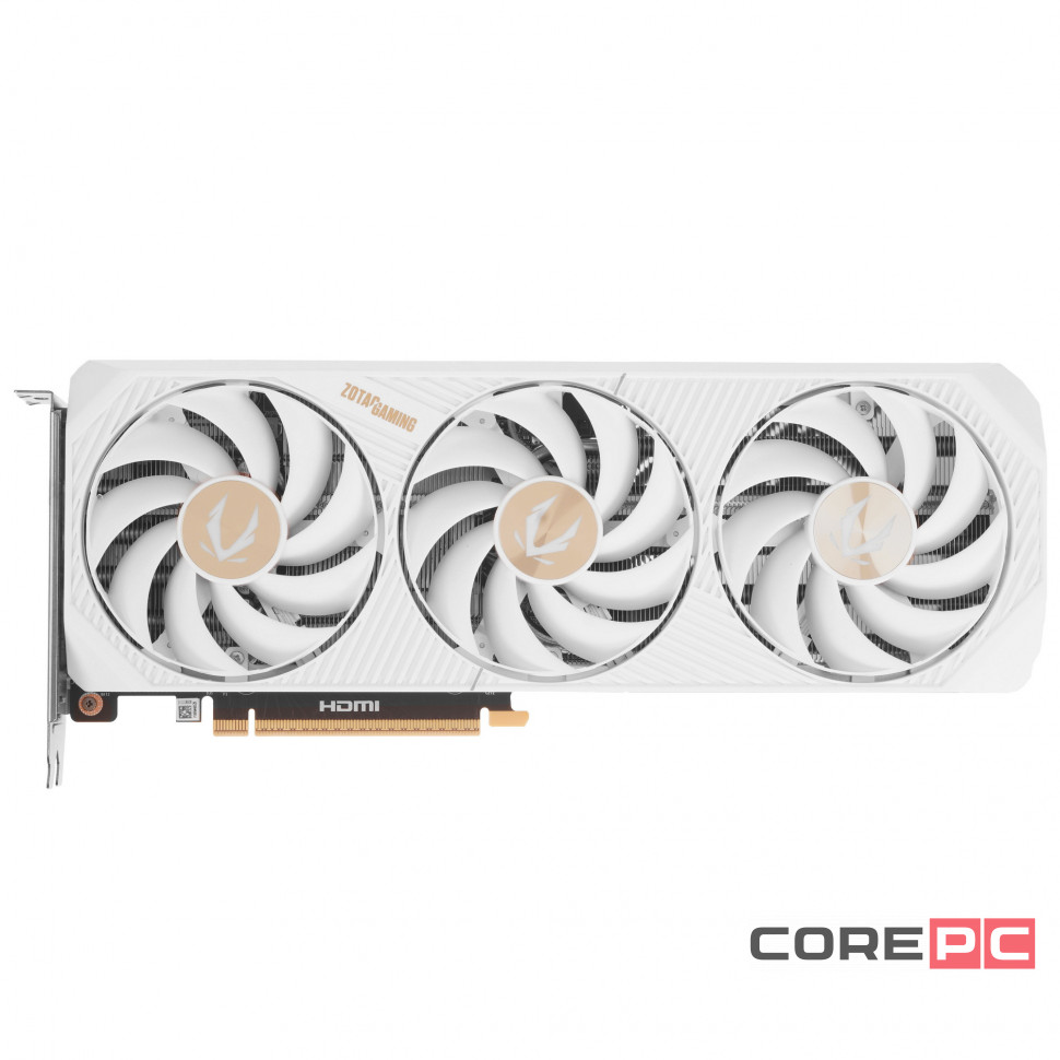 Видеокарта ZOTAC (ZT-B50700FQ-10P) GeForce RTX 5070 12GB AMP WHITE ED