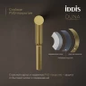 Смеситель для раковины Iddis DUNMG01i01, рычажное управление, цвет золото матовое