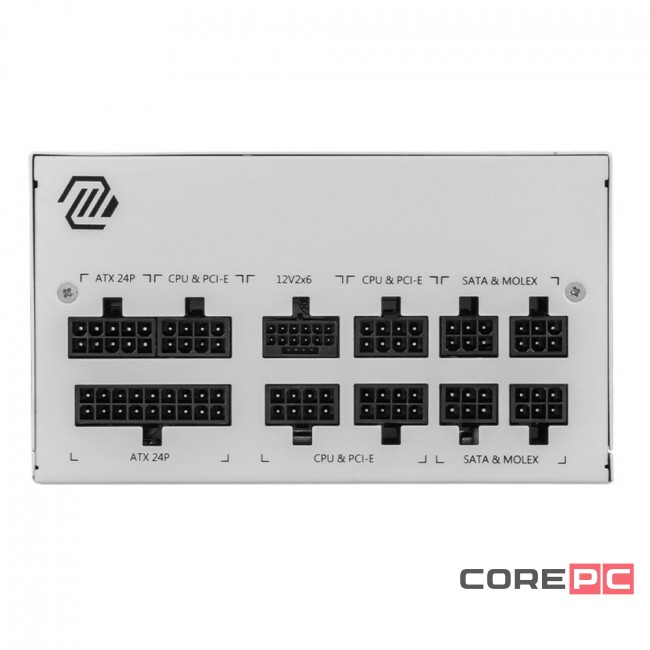 Блок питания MSI 850W MAG A850GL White (MAG-A850GL-PCIE5-WHITE) 16 Pin (PCIe 5.0 Connector Cable Details)