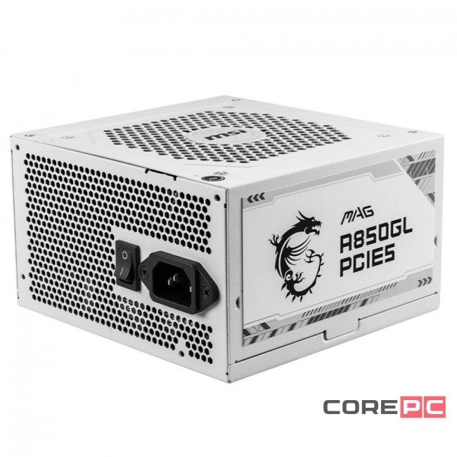 Блок питания MSI 850W MAG A850GL White (MAG-A850GL-PCIE5-WHITE) 16 Pin (PCIe 5.0 Connector Cable Details)