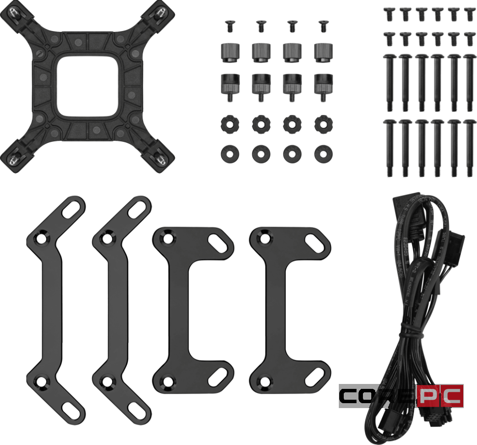 Система жидкостного охлаждения для процессора Deepcool LT360 ARGB Black (R-LT360-BKAMNC-G-1)