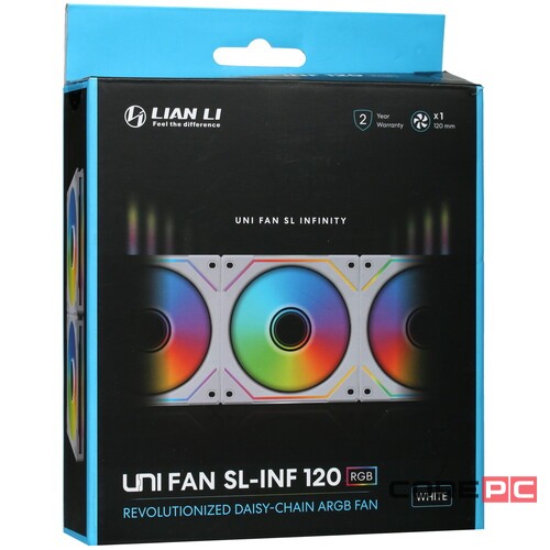 Вентилятор для корпуса Lian Li UNI FAN SL-INF 120 ARGB White (G99.12SLIN1W.R0)