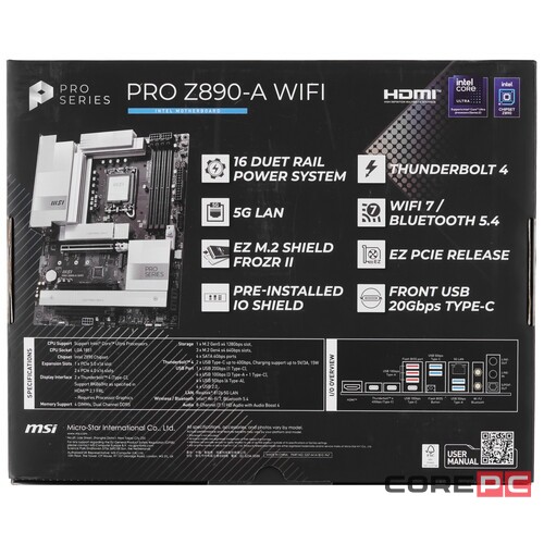 Материнская плата MSI PRO Z890-A WIFI