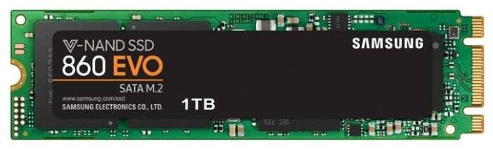Твердотельный накопитель Samsung 1000 Gb 860 EVO MZ-N6E1T0BW