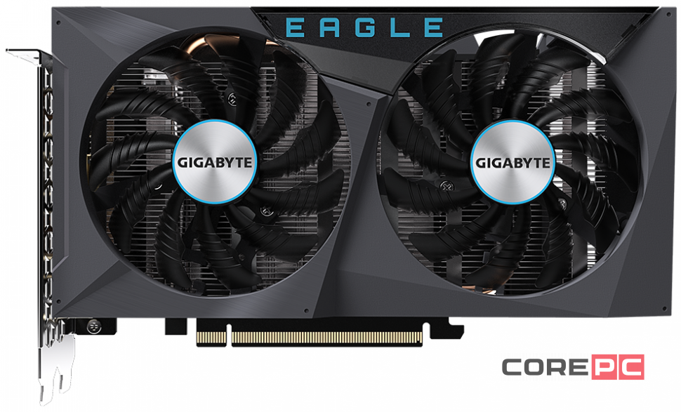 Видеокарта Gigabyte (GV-N3050EAGLE OC-8GD) GeForce RTX 3050 8GB EAGLE OC