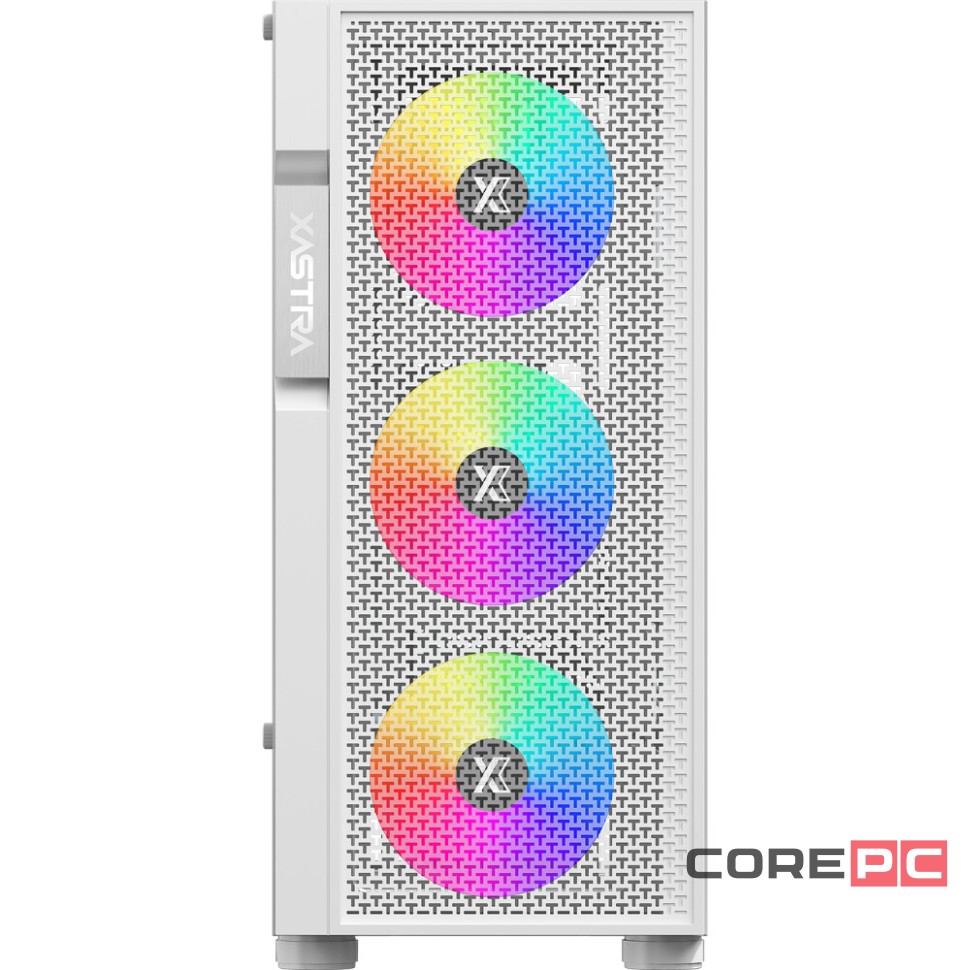 Компьютерный корпус XASTRA A302 4FRGB White (A302-WH-FC120FRGB-4F-GL)