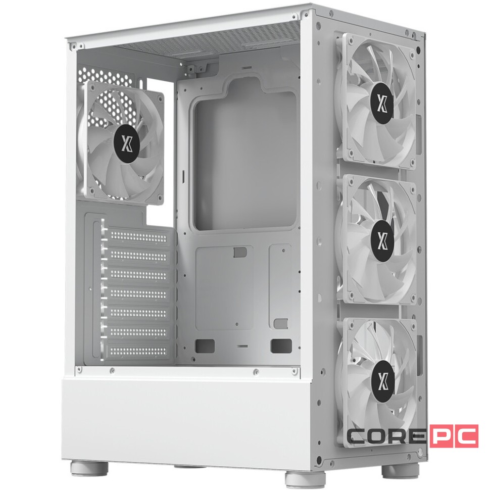 Компьютерный корпус XASTRA A302 4FRGB White (A302-WH-FC120FRGB-4F-GL)