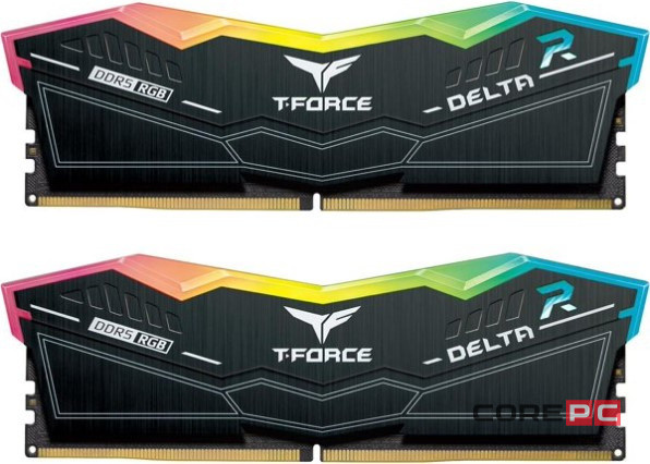 Оперативная память 96 Gb 6800 MHz Team Group T-FORCE DELTA RGB Black (FF3D596G6800HC36DDC01)