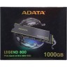 Твердотельный накопитель ADATA XPG 1000 Gb LEGEND 800 ALEG-800-1000GCS