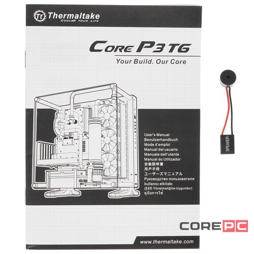 Компьютерный корпус Thermaltake CORE P3 TG Black CA-1G4-00M1WN-06