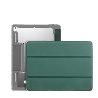 Чехол-книжка Mutural Folio Case для Apple iPad 7 (10.2) 2019 / iPad 8 (10.2) 2020 / iPad 9 (10.2) 2021 (полиуретан с подставкой) (темно-зеленый)