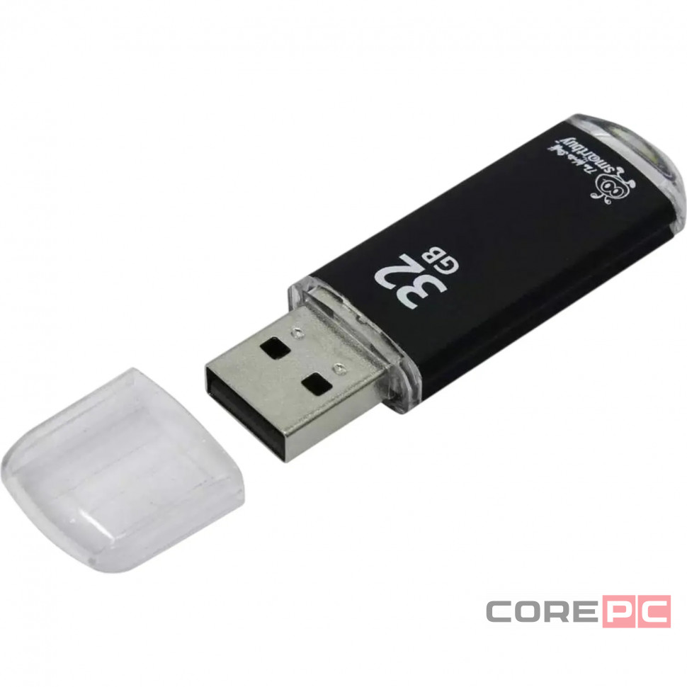 USB флеш накопитель Smartbuy 32GB V-Cut Black (SB32GBVC-K)