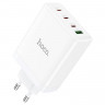 Сетевое зар. устр. Hoco N31 GaN 1USB/3USB-С 100W белое