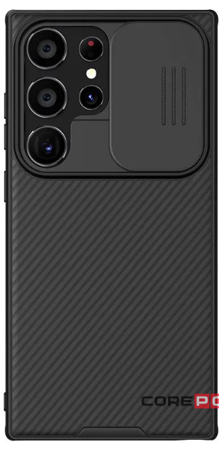 Чехол-накладка Nillkin CamShield Pro для Samsung Galaxy S24 Ultra пластиковый (черный)