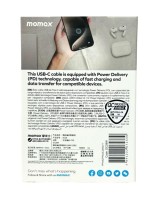 Usb Кабель-зарядка Type-C на Type-C Momax elite 100W DC28W 2м белый