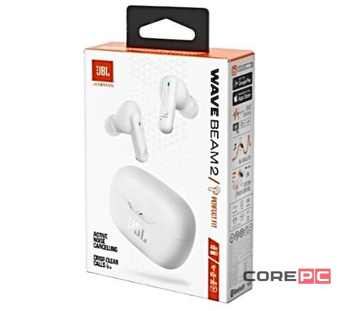 Беспроводные наушники TWS JBL Wave Beam 2 белые