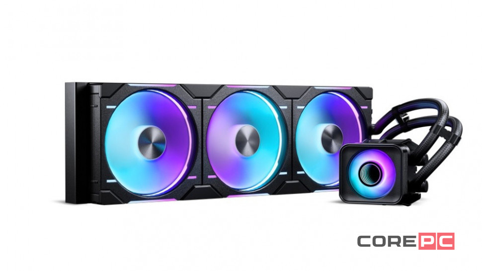 Система жидкостного охлаждения для процессора Phanteks Glacier One 420D30 X2 ARGB Black (PH-GO420D30_DBK02)