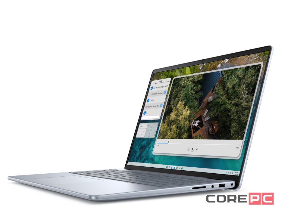 Ноутбук Dell Inspiron 16 5645 (Ryzen 5 8540U/16GB/512GB SSD/16.0"/1920x1200/Touch/AMD Radeon Graphics/Windows 11 Home) Голубой