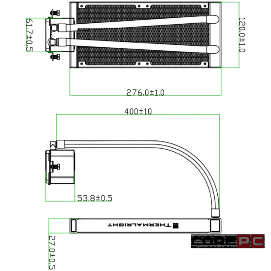 Система жидкостного охлаждения для процессора Thermalright Frozen Prism 240 ARGB White (TRFP240AW)