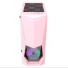Компьютерный корпус 1STPLAYER DK-3 TG Pink (DK-3-PK-3G6)