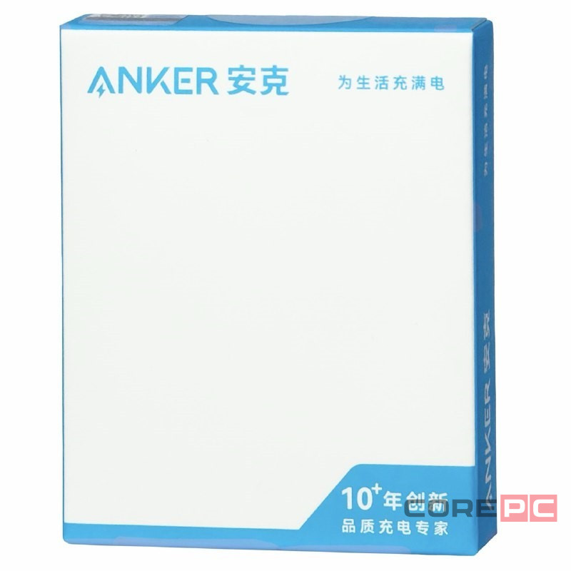Usb Кабель-зарядка Type-C на Type-C Anker (A8756621) 100W 1м в оплетке белый