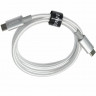 Usb Кабель-зарядка Type-C на Type-C Anker (A8756621) 100W 1м в оплетке белый