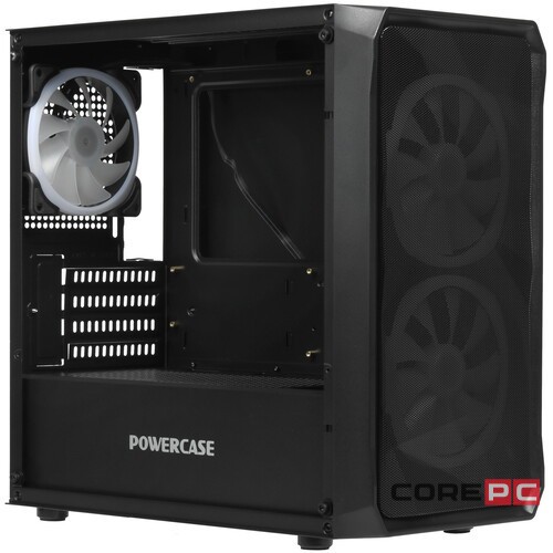 Компьютерный корпус Powercase MISTRAL Micro A3B TG ARGB Black CMMAB-A3
