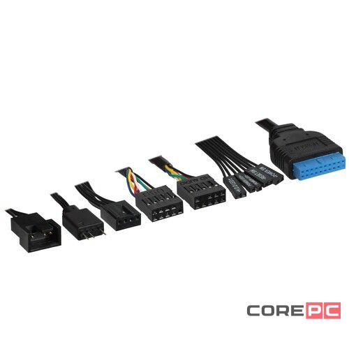 Компьютерный корпус Powercase MISTRAL Micro A3B TG ARGB Black CMMAB-A3