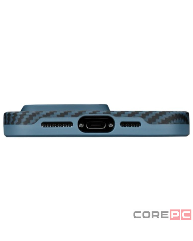 Накладка для i-Phone 15 Pro 6.1" Pitaka MagEZ Case Pro 4  Protective Yet Slim синий, кевлар(арамид)