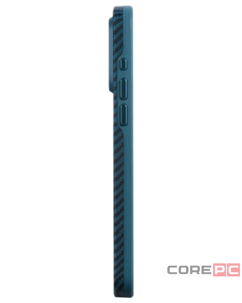 Накладка для i-Phone 15 Pro 6.1" Pitaka MagEZ Case Pro 4  Protective Yet Slim синий, кевлар(арамид)