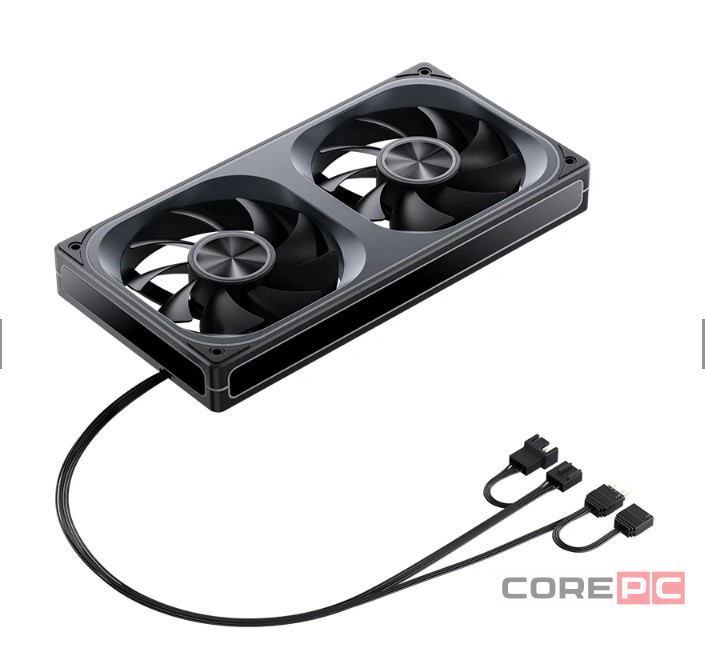 Вентилятор для корпуса Ji Jia Fans 240 ARGB Black v2