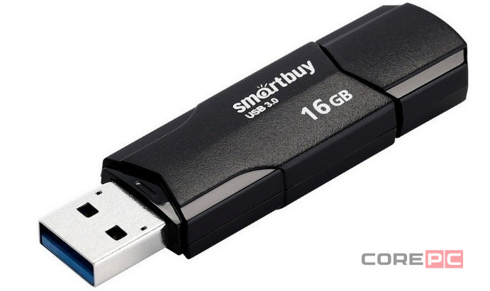 3.1 USB флеш накопитель Smartbuy 16GB Clue black (SB16GBCLU-K3)