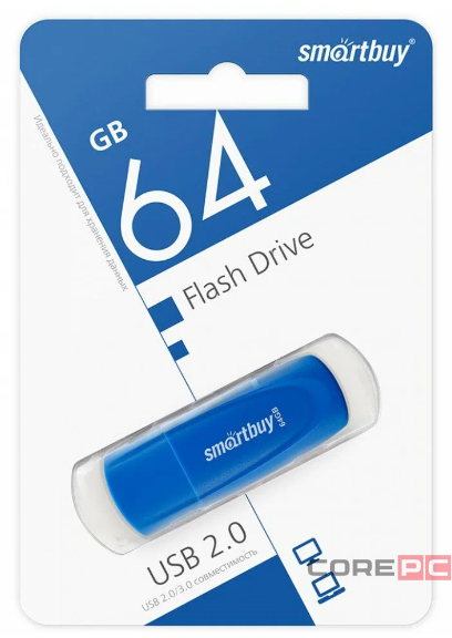 USB флеш накопитель Smartbuy 64GB Scout (SB064GB2SCB) синий